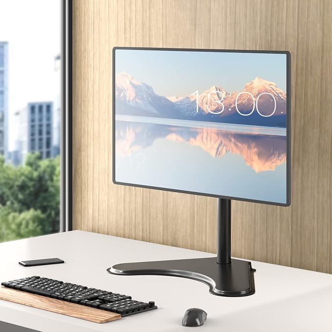 WALI Single Monitor Stand for 13-32 Inch Computer Screens, Freestanding Single - Image 8