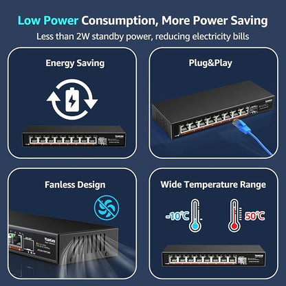 8 Port 2.5G Unmanaged Desktop Ethernet Switch - Image 6