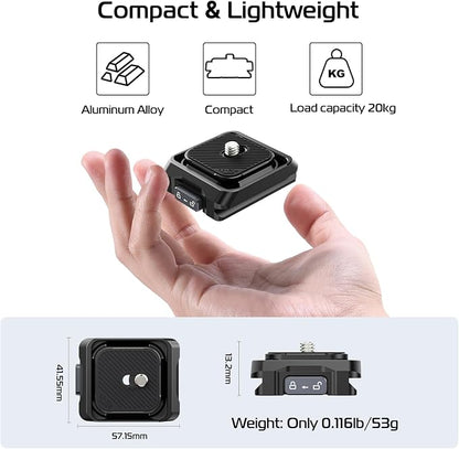 ULANZI UKA01 Quick Release Plate Kit, Arcac/F38 Interface Camera Quick Release - Image 7