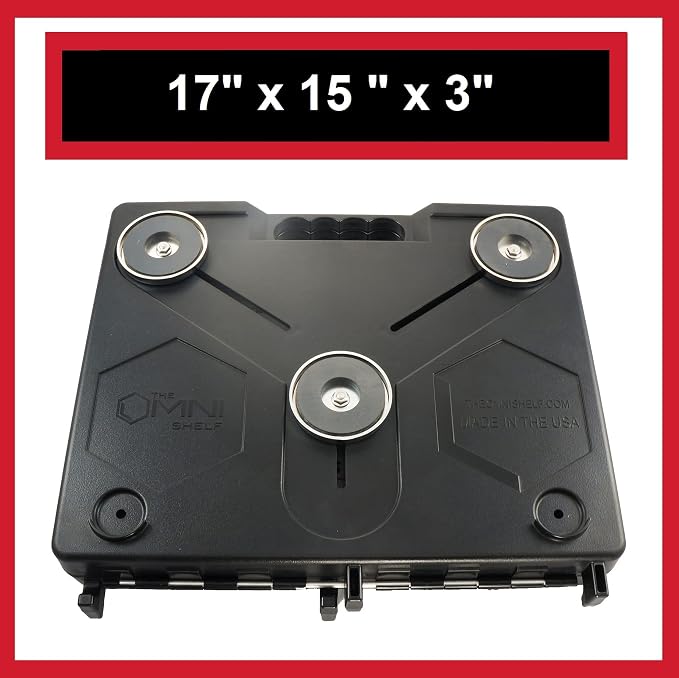 The OmniShelf Magnetic Portable Workstation + Toolbox, Computer & Laptop Stand - Image 7