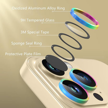 AGVEE 3+3 for iPhone 14 Pro 6.1" / 14 Pro Max 6.7" Camera Lens Protector - Image 7