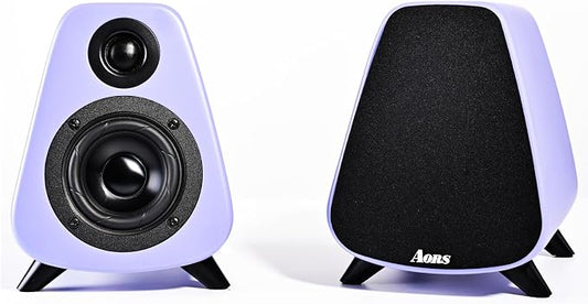 AS31 Active Bookshelf Speakers Bluetooth -2.0 Powered Speaker Stereo Computer by BookshelfSpeakers