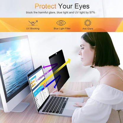 Mamol Privacy Screen MacBook Pro 15 Inch, Magnetic Removable Anti Blue Light - Image 5