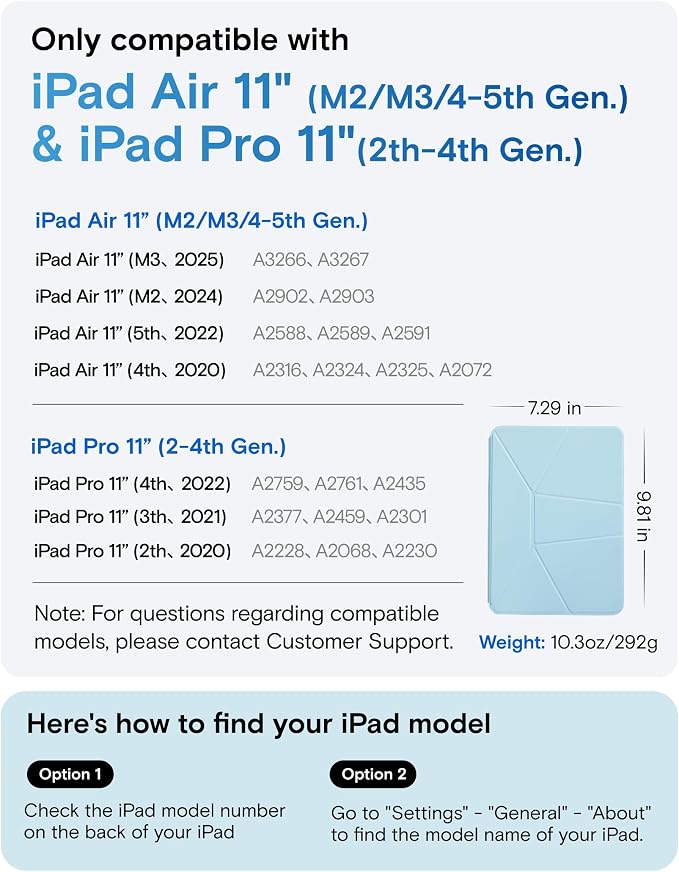 MOFT Dynamic Folio Case for for iPad Air 11-inch M3 M2 2025 2024/10.9 Air 5th - Image 2