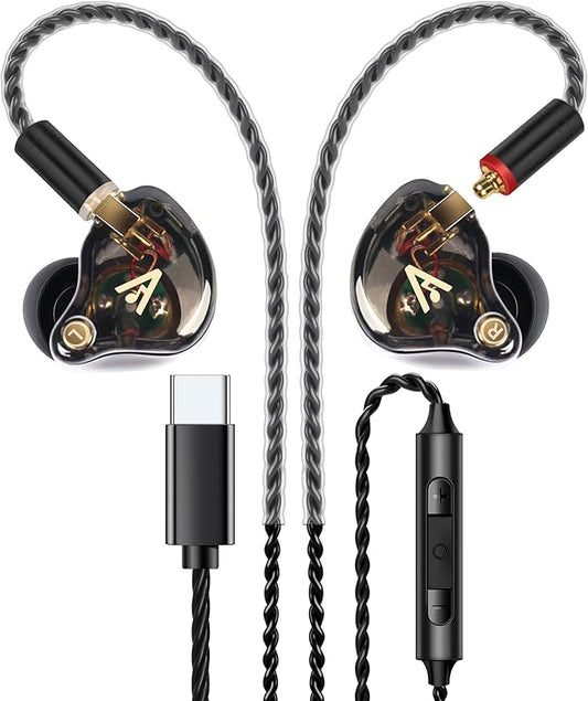 Vibes 202MC USB-C Wired Earbuds by AudiovanceHeadphones
