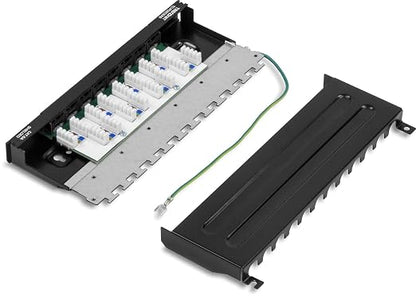 TRENDnet 8-Port Cat6A Shielded Patch Panel, Wall Mount Ready, 10G Ready - Image 11