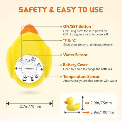 Baby Bath Thermometer, Digital Water Temperature Thermometers - Image 7