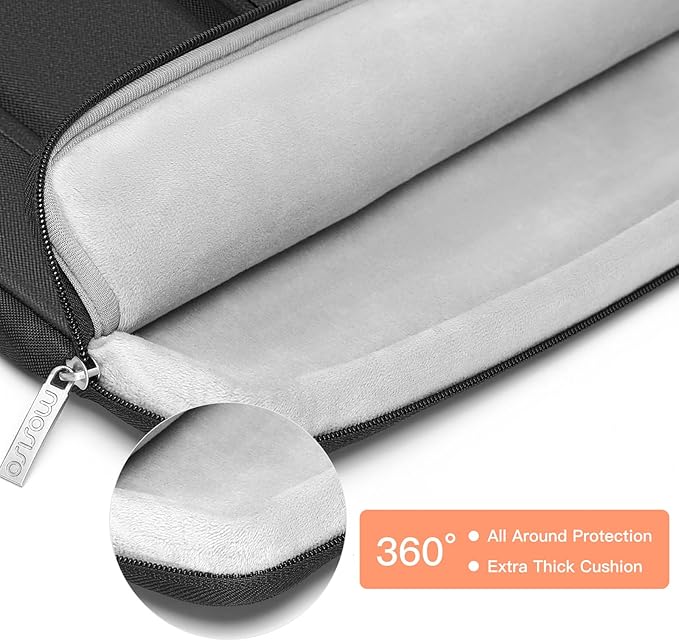 MOSISO 360 Protective Laptop Case 16 inch, 15-15.6 inch Laptop Sleeve Compatible - Image 3