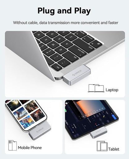 ORICO FlashPod 512GB Portable SSD Up to 2000MB/s, Direct Plug Design, - Image 6