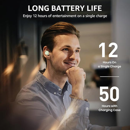 TOZO T6 Wireless Earbuds, Stereo Sound in Ear Headphones, 50 Hours Playtime - Image 4