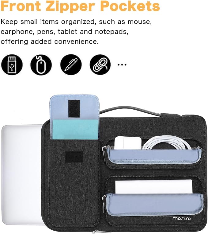 MOSISO 360 Protective Laptop Case 15 inch, Laptop Sleeve Compatible - Image 2