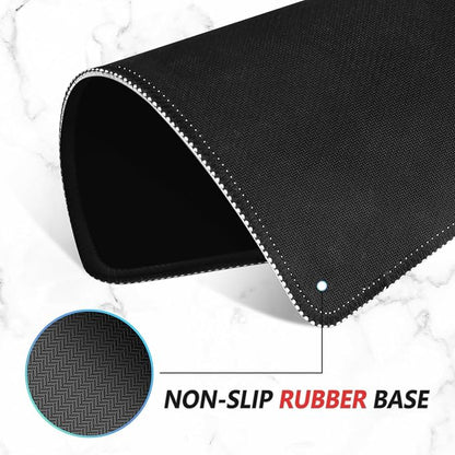 ITNRSIIET Mouse Pad Non-Slip Rubber Base Smooth Surface Stitched Edges - Image 4