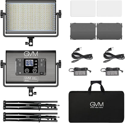 GVM 1300D RGB LED Video Light, 65W Video Lighting Kit - Image 7