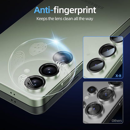 X-it Camera Lens Protector for Samsung S25, 9H Tempered Glass, Independent - Image 6