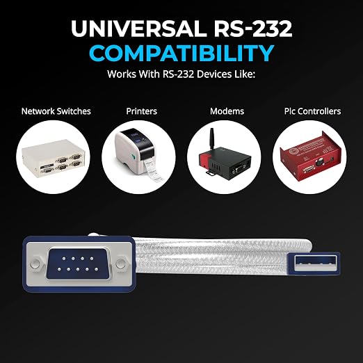 SABRENT USB 2.0 to Serial DB 9 RS 232 Converter Cable, Prolific Chipset - Image 3