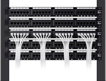 Monoprice Cat6 6in White Component Level Patch Cable UTP 28AWG 550MHz Pure Bare - Image 5