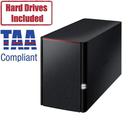 BUFFALO LinkStation SoHo 220 2-Bay Personal Cloud Office NAS 12TB - Image 3