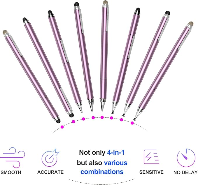 Penyeah 4-in-1 Stylus Pen for Touchscreens, Accurate & Versatile Capacitive - Image 4