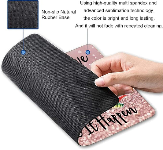 Inspirational Quotes Glitter Mouse Pad - Image 2