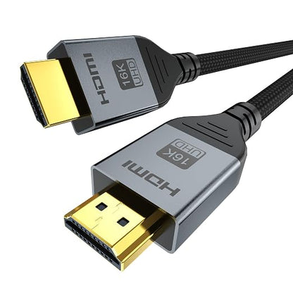 16K 8K HDMI Cable 96Gbps 6.6 FT, Ultra High Speed HDMI 2.2 Cable 16K@60Hz by DGHUMEN