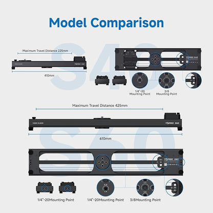 Accsoon Toprig 16inch/40cm Camera Slider Motorized, Button&APP Control - Image 11