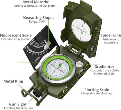 Proster IP65 Compass Hiking Survival - Image 3