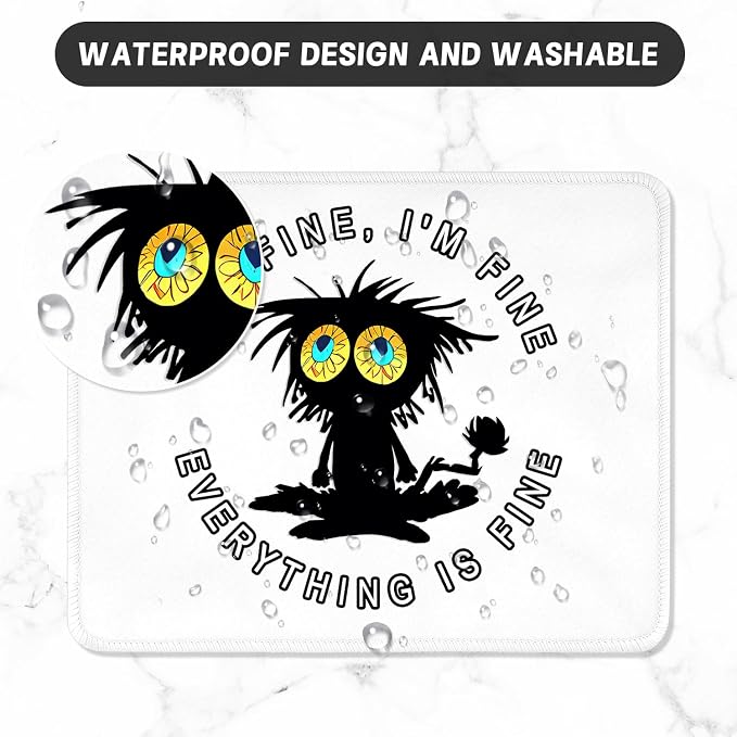 ITNRSIIET Mouse Pad with Stitched Edge Premium Textured Smooth Precise - Image 5