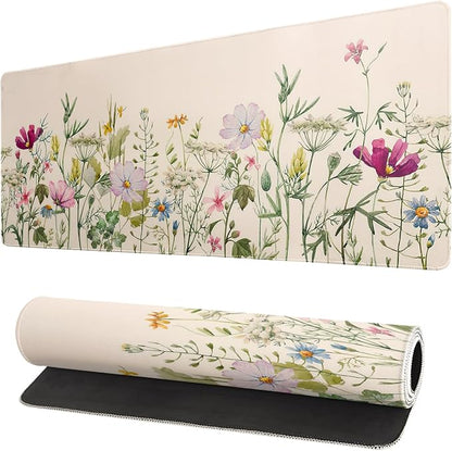Flower Gaming Mouse Pad Large Mouse Pad by Siski