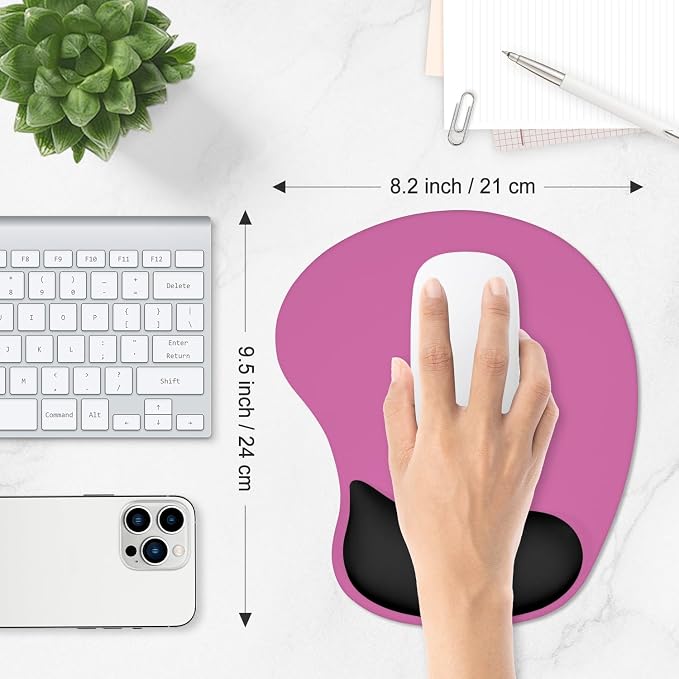 ITNRSIIET Ergonomic Mouse Pad, Cushioned Gel Wrist Rest, Non-Slip Base - Image 6