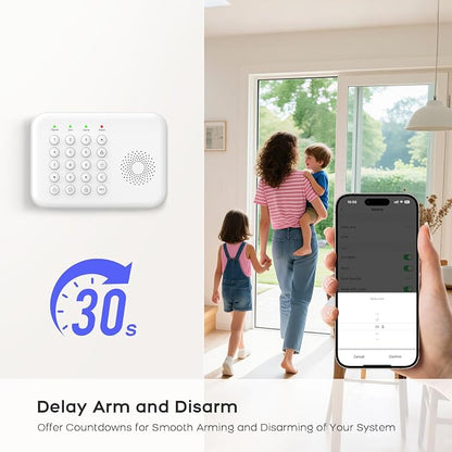 Alarm System for Home Security, WiFi+GSM/4G Compatible - Image 6