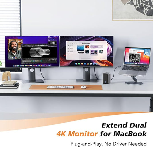 TobenONE Docking Station Dual Monitor - Image 2