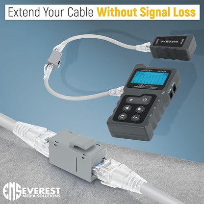 Everest RJ45 CAT6 Keystone Coupler in Gray - Image 4
