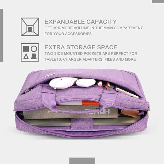 Voova Laptop Bag Case 15 15.6 16 Inch, Computer Sleeve Messenger Bag - Image 2