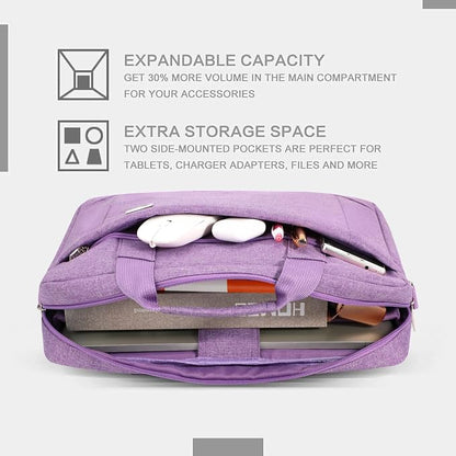 Voova Laptop Bag Case 17 17.3 Inch Computer Sleeve Messenger Bag - Image 2