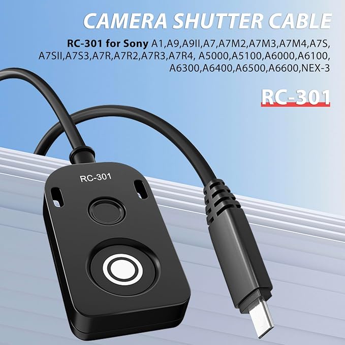 Small Release Shutter Remote Control Cable RC-301 S2 - Image 5
