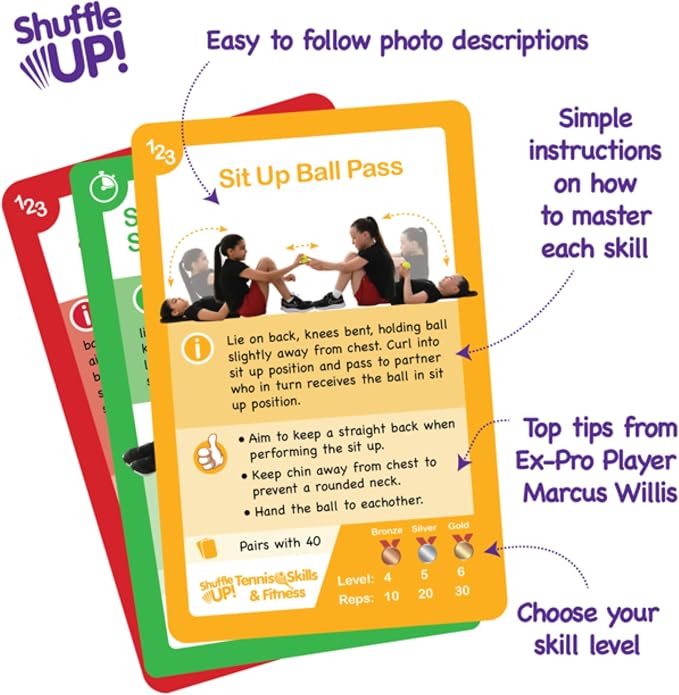Shuffle Up Tennis Card Games - Image 7