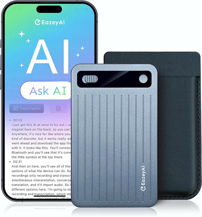AI Voice Recorder, Transcribe & Summarize by EEAZEYAI