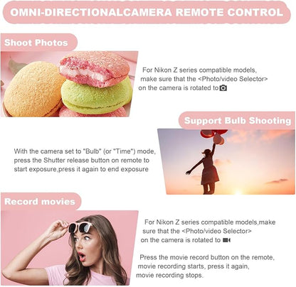 Remote Control for Nikon Camera, USB-C Rechargeable Wireless Shutter Release - Image 6