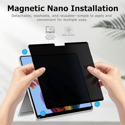 Adeway Magnetic Privacy Screen for Surface Pro 12 inch, Anti-Glare, 30° Side - Image 4