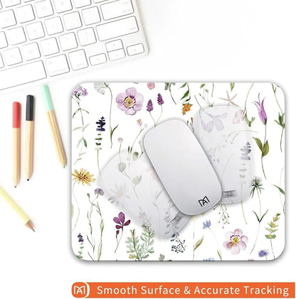 Square Mouse Pad Beautiful Flowers Plants, Personalized Premium-Textured Custom - Image 4