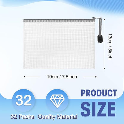 Jetec 32 Pcs Mesh Zipper Bags Toy Storage Bikini Organizer Bag Bolsas Para - Image 2