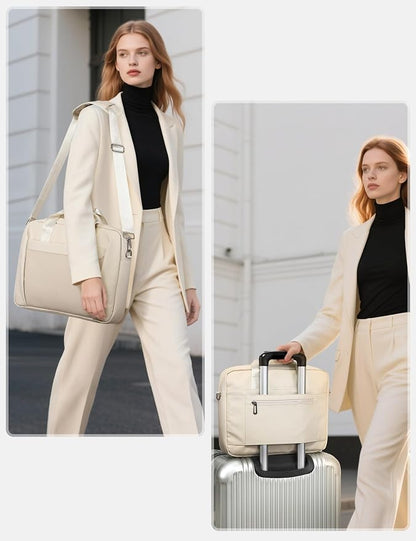 13-14 Inch Laptop Shoulder Bag Business Briefcase Water Resistant Computer - Image 7