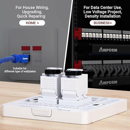 AMPCOM CAT6 RJ45 Keystone Jack - Image 5