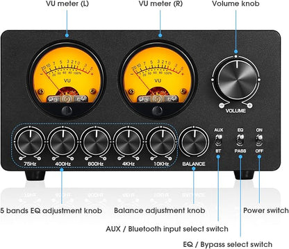 Douk Audio 5 Band Equalizer Bluetooth EQ Preamp - Image 6