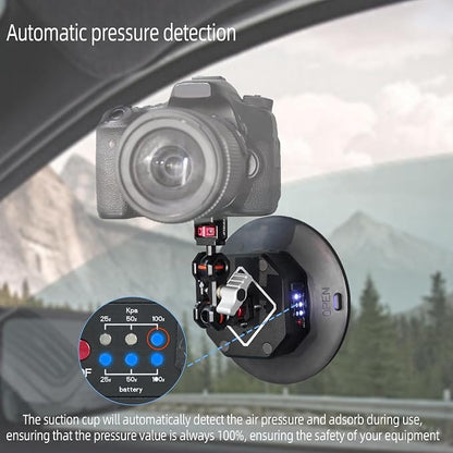 FIFIELD 6in Electric Auto Pump Suction Cup Camera Mount - Image 2