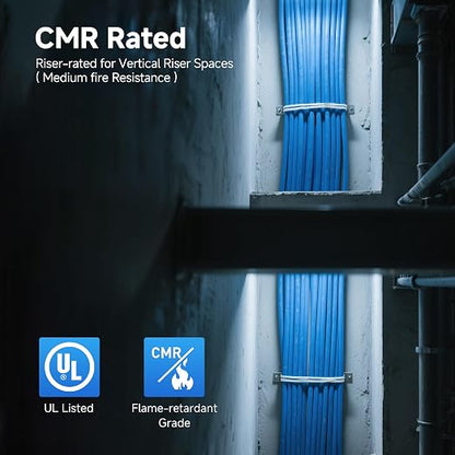 Cable Matters 10Gbps in-Wall Riser Rated 23AWG Bare Copper Cat6 Ethernet Cable - Image 6