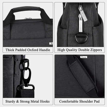 Voova Laptop Bag Case 15 15.6 16 Inch, Computer Sleeve Messenger Bag - Image 3