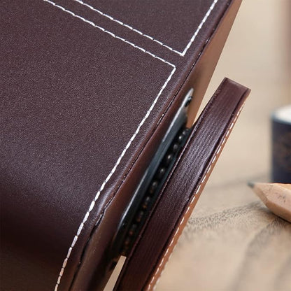 Fanousy 360° Rotating Remote Control Holder, PU Leather TV Remote Caddy - Image 6