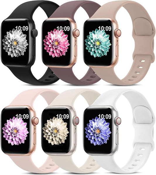 6 Pack Sport Bands Compatible by AMSKY