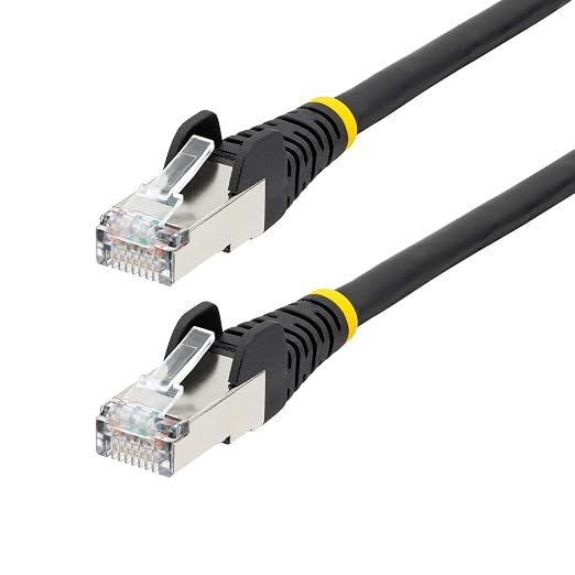 StarTech.com 75ft Black CAT6a Ethernet Cable, Snagless RJ45, 100W PoE++ by StarTech